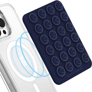 image:imageVelvet Caviar Suction Cup Phone Case Mount Compatible with MagSafe Devices Only  Magnetic Silicone Sticky Phone Grip Holder for iPhone Back of Phone  Mirror Gripper Strawberry MilkAdmiral Navy