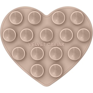 image:imageVelvet Caviar Suction Cup Phone Case Mount Compatible with MagSafe Devices Only  Magnetic Silicone Sticky Phone Grip Holder for iPhone Back of Phone  Mirror Gripper Strawberry MilkToasted Almond Heart
