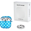 image:imageVELVET CAVIAR Compatible with AirPods 4 Case with Keychain  Cute Protective Hard 4th Generation Cases for Women  Cow PrintAquamarine Polka Dot