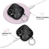image:imageVELVET CAVIAR Compatible with AirPods 4 Case with Keychain  Cute Protective Hard 4th Generation Cases for Women  Cow PrintBlack Leopard