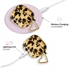 image:imageVELVET CAVIAR Compatible with AirPods 4 Case with Keychain  Cute Protective Hard 4th Generation Cases for Women  Cow PrintBlonde Tortoise Shell