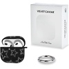 image:imageVELVET CAVIAR Compatible with AirPods 4 Case with Keychain  Cute Protective Hard 4th Generation Cases for Women  Cow PrintChrome Stars