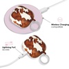 image:imageVELVET CAVIAR Compatible with AirPods 4 Case with Keychain  Cute Protective Hard 4th Generation Cases for Women  Cow PrintCocoa Cow