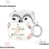 image:imageVELVET CAVIAR Compatible with AirPods 4 Case with Keychain  Cute Protective Hard 4th Generation Cases for Women  Cow PrintCoffee Please