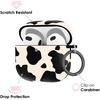 image:imageVELVET CAVIAR Compatible with AirPods 4 Case with Keychain  Cute Protective Hard 4th Generation Cases for Women  Cow PrintCow Print