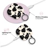 image:imageVELVET CAVIAR Compatible with AirPods 4 Case with Keychain  Cute Protective Hard 4th Generation Cases for Women  Cow PrintCow Print