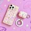 image:imageVELVET CAVIAR Compatible with AirPods 4 Case with Keychain  Cute Protective Hard 4th Generation Cases for Women  Cow PrintEnchanted Mushroms