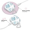 image:imageVELVET CAVIAR Compatible with AirPods 4 Case with Keychain  Cute Protective Hard 4th Generation Cases for Women  Cow PrintFrench Blue Floral