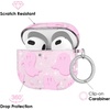 image:imageVELVET CAVIAR Compatible with AirPods 4 Case with Keychain  Cute Protective Hard 4th Generation Cases for Women  Cow PrintGhosted Pink Glitter