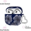 image:imageVELVET CAVIAR Compatible with AirPods 4 Case with Keychain  Cute Protective Hard 4th Generation Cases for Women  Cow PrintMidnight Cherry Blossom