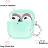 image:imageVELVET CAVIAR Compatible with AirPods 4 Case with Keychain  Cute Protective Hard 4th Generation Cases for Women  Cow PrintMint Jelly
