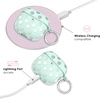 image:imageVELVET CAVIAR Compatible with AirPods 4 Case with Keychain  Cute Protective Hard 4th Generation Cases for Women  Cow PrintMint Polka Dot