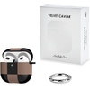 image:imageVELVET CAVIAR Compatible with AirPods 4 Case with Keychain  Cute Protective Hard 4th Generation Cases for Women  Cow PrintMocha Vibe Checkered
