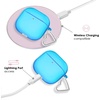 image:imageVELVET CAVIAR Compatible with AirPods 4 Case with Keychain  Cute Protective Hard 4th Generation Cases for Women  Cow PrintNeon Blue