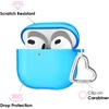 image:imageVELVET CAVIAR Compatible with AirPods 4 Case with Keychain  Cute Protective Hard 4th Generation Cases for Women  Cow PrintNeon Blue