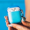 image:imageVELVET CAVIAR Compatible with AirPods 4 Case with Keychain  Cute Protective Hard 4th Generation Cases for Women  Cow PrintNeon Blue