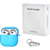 image:imageVELVET CAVIAR Compatible with AirPods 4 Case with Keychain  Cute Protective Hard 4th Generation Cases for Women  Cow PrintNeon Blue