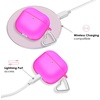 image:imageVELVET CAVIAR Compatible with AirPods 4 Case with Keychain  Cute Protective Hard 4th Generation Cases for Women  Cow PrintNeon Pink