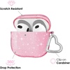 image:imageVELVET CAVIAR Compatible with AirPods 4 Case with Keychain  Cute Protective Hard 4th Generation Cases for Women  Cow PrintPink Stardust Glitter