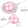image:imageVELVET CAVIAR Compatible with AirPods 4 Case with Keychain  Cute Protective Hard 4th Generation Cases for Women  Cow PrintPink Vibe Checkered