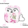 image:imageVELVET CAVIAR Compatible with AirPods 4 Case with Keychain  Cute Protective Hard 4th Generation Cases for Women  Cow PrintPosie Pink Bow