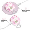 image:imageVELVET CAVIAR Compatible with AirPods 4 Case with Keychain  Cute Protective Hard 4th Generation Cases for Women  Cow PrintPosie Pink Bow