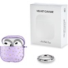 image:imageVELVET CAVIAR Compatible with AirPods 4 Case with Keychain  Cute Protective Hard 4th Generation Cases for Women  Cow PrintPurple Stars