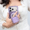 image:imageVELVET CAVIAR Compatible with AirPods 4 Case with Keychain  Cute Protective Hard 4th Generation Cases for Women  Cow PrintPurple Stars