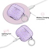 image:imageVELVET CAVIAR Compatible with AirPods 4 Case with Keychain  Cute Protective Hard 4th Generation Cases for Women  Cow PrintPurple Stars