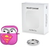 image:imageVELVET CAVIAR Compatible with AirPods 4 Case with Keychain  Cute Protective Hard 4th Generation Cases for Women  Cow PrintSupergirl Purple Stardust Glitter