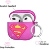 image:imageVELVET CAVIAR Compatible with AirPods 4 Case with Keychain  Cute Protective Hard 4th Generation Cases for Women  Cow PrintSupergirl Purple Stardust Glitter