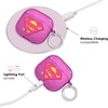 image:imageVELVET CAVIAR Compatible with AirPods 4 Case with Keychain  Cute Protective Hard 4th Generation Cases for Women  Cow PrintSupergirl Purple Stardust Glitter