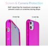 image:imageVELVET CAVIAR Compatible with iPhone 11 Case Neon Purple  Cool Clear Protective Phone Cover for Men WomenNeon Purple