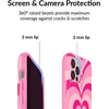 image:imageVELVET CAVIAR Compatible with iPhone 11 Pro Case  Iridescent Holographic Color Changing  Cool Reflective Phone Cover for Girls Men NebulaPink Hearts