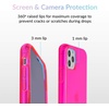 image:imageVELVET CAVIAR Compatible with iPhone 11 Pro Case Neon Orange  Cool Clear Protective Phone Cover for Men WomenNeon Pink