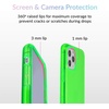 image:imageVELVET CAVIAR Compatible with iPhone 11 Pro Max Case Neon Orange  Cool Clear Protective Phone Cover for Women MenNeon Green