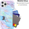 image:imageVELVET CAVIAR Compatible with iPhone 11 Pro Wallet Case for Women  Credit Card Holder Slot  Cute Slim amp Protective Wallet Phone Cases 8ft Drop Tested  Black Leopard PrintHolographic Moonstone Marble