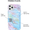 image:imageVELVET CAVIAR Compatible with iPhone 11 Pro Wallet Case for Women  Credit Card Holder Slot  Cute Slim amp Protective Wallet Phone Cases 8ft Drop Tested  Black Leopard PrintHolographic Moonstone Marble