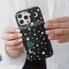 image:imageVELVET CAVIAR Compatible with iPhone 12 Pro Max Wallet Case for Women  Credit Card Holder  Slim Protective Design 8ft Drop Tested  Holographic Blue Pink MarbleWhite Stars and Moon
