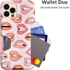 image:imageVELVET CAVIAR Compatible with iPhone 12 Pro Max Wallet Case for Women  Credit Card Holder  Slim Protective Design 8ft Drop Tested  Holographic Blue Pink MarbleNude Lips