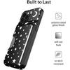 image:imageVELVET CAVIAR Compatible with iPhone 1212 Pro Wallet Case for Women  Credit Card Holder  Slim Protective Design 8ft Drop Tested  Holographic Blue Pink MarbleWhite Stars and Moon