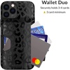 image:imageVELVET CAVIAR Compatible with iPhone 13 Pro Max Wallet Case for Women  Credit Card Holder Slot  Cute Slim amp Protective Wallet Phone Cases 8ft Drop Tested  Black Leopard PrintBlack Leopard