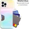 image:imageVELVET CAVIAR Compatible with iPhone 13 Pro Wallet Case for Women  Credit Card Holder  Slim Protective Design 8ft Drop Tested  Holographic Blue Pink MarbleIridescent White Opal