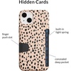 image:imageVELVET CAVIAR Compatible with iPhone 14 Plus Wallet Case for Women  Credit Card Holder Slot  Cute Slim amp Protective Wallet Phone Cases 8ft Drop Tested  Black Leopard PrintSpotted Cheetah