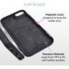 image:imageVELVET CAVIAR Compatible with iPhone 6 amp iPhone 6s Hidden Mirror Wallet Case with Card Holder  Phone Cases for Women amp Girls Drop Test Certified Black
