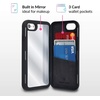 image:imageVELVET CAVIAR Compatible with iPhone 6 amp iPhone 6s Hidden Mirror Wallet Case with Card Holder  Phone Cases for Women amp Girls Drop Test Certified Black