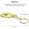 image:imageVELVET CAVIAR Cute KeyChains for Women  Key Chain Accessories for Car KeysAvocado