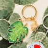 image:imageVELVET CAVIAR Cute KeyChains for Women  Key Chain Accessories for Car KeysBanana Leaf