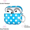 image:imageVelvet Caviar Compatible with AirPods 3rd Generation Case with Keychain  Cute Protective Hard AirPod 3 Cases for Women  White CamoAquamarine Polka Dot