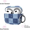 image:imageVelvet Caviar Compatible with AirPods 3rd Generation Case with Keychain  Cute Protective Hard AirPod 3 Cases for Women  White CamoDenim Vibe Checkered